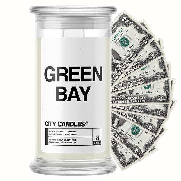 Green Bay City Cash Candle