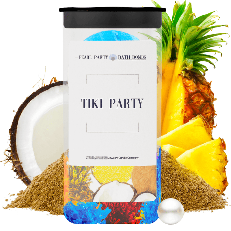 Tiki Party Pearl Party Bath Bombs Twin Pack