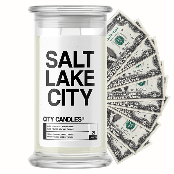 Salt Lake City City Cash Candle