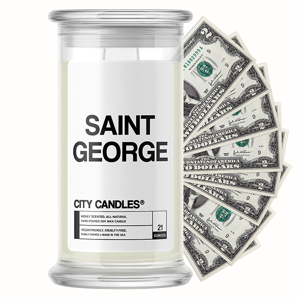 Saint George City Cash Candle