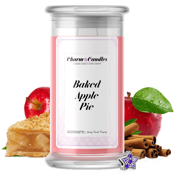 Baked Apple Pie | Charm Candle®-Charm Candles®-The Official Website of Jewelry Candles - Find Jewelry In Candles!