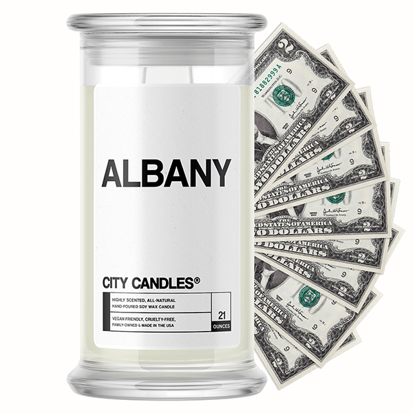 Albany City Cash Candle