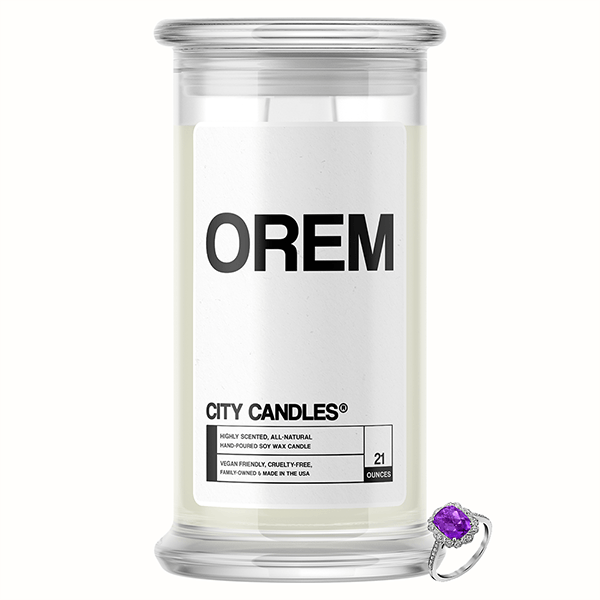 Orem City Jewelry Candle