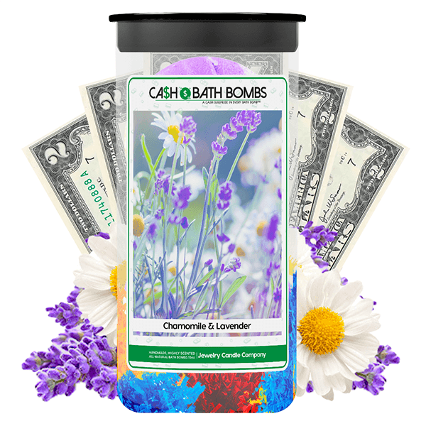 Lavender & Chamomile Cash Bath Bombs Twin Pack