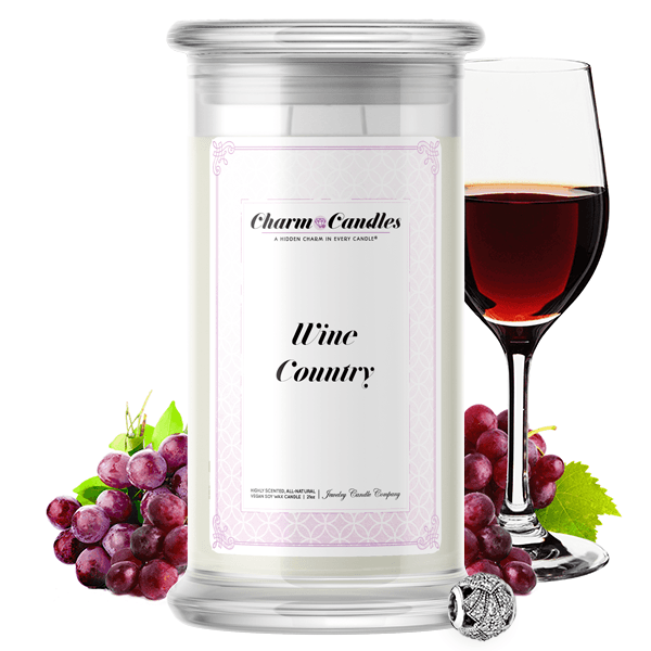 Wine Country | Charm Candle®-Charm Candles®-The Official Website of Jewelry Candles - Find Jewelry In Candles!