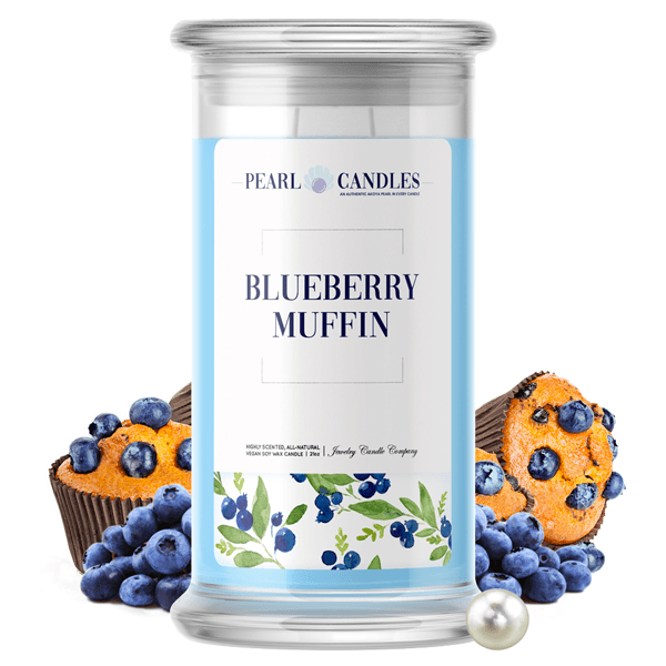 Blueberry Muffin | Pearl Candle®-Pearl Candles®-The Official Website of Jewelry Candles - Find Jewelry In Candles!