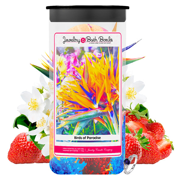 Birds of Paradise Jewelry Bath Bombs Twin Pack