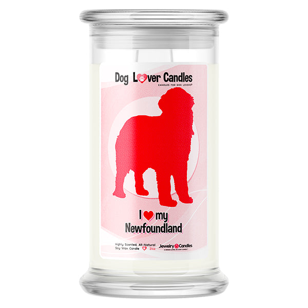 Newfoundland Dog Lover Candle