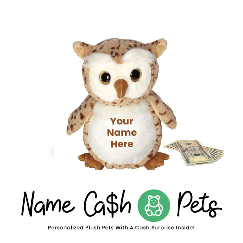 Owl-1 Name Cash Pet