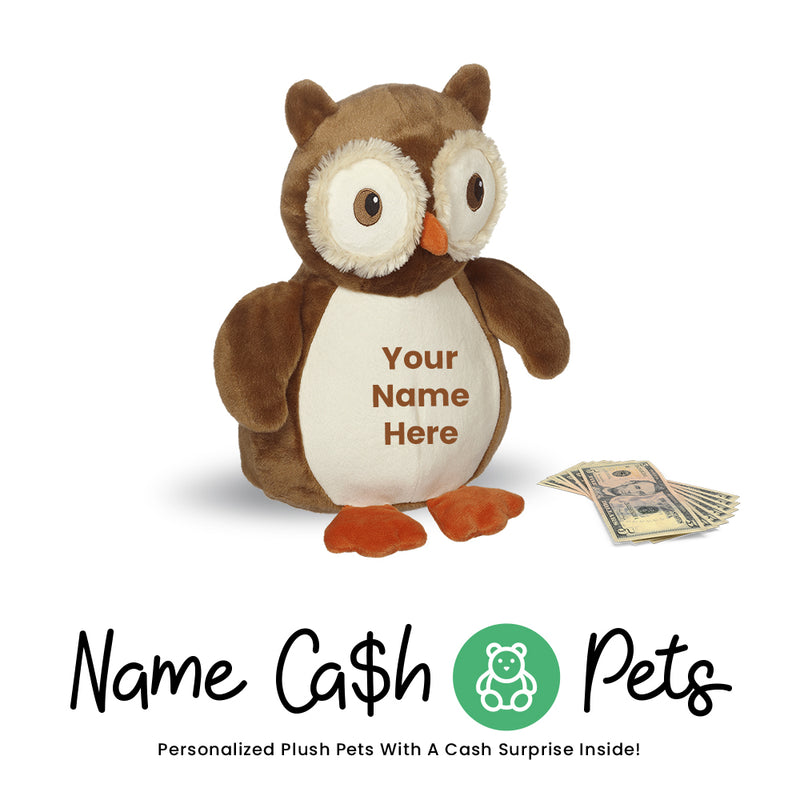Owl-2 Name Cash Pet