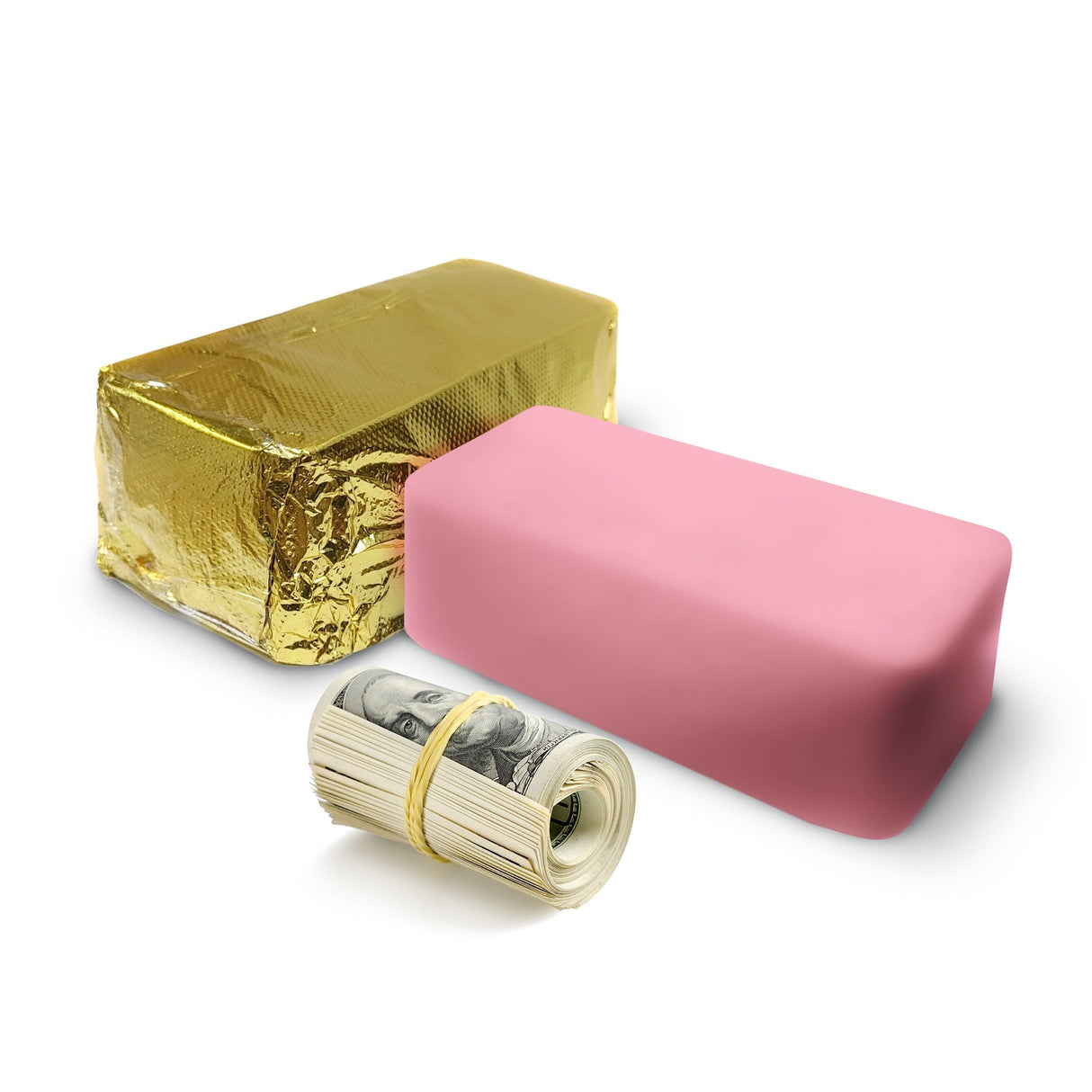 giant strawberry fields gold bar cash wax melt