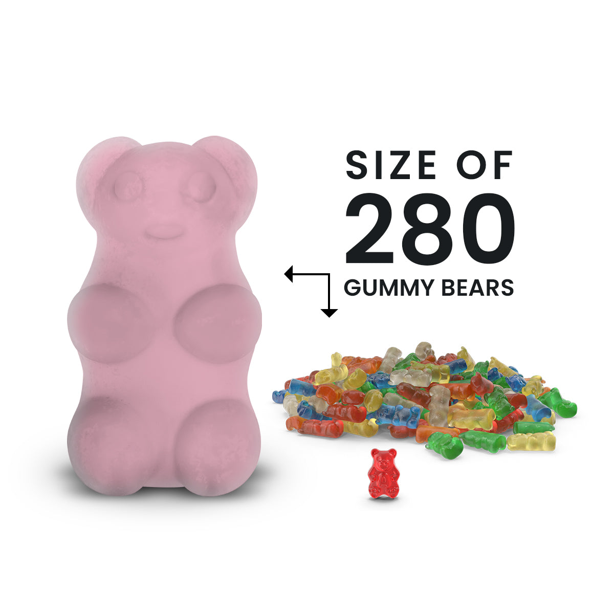 Cinnamon Apple GIANT Jewelry Surprise Bear