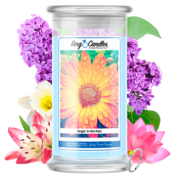 Singin' in the Rain Ring Candle