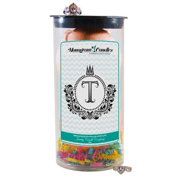 Letter T | Monogram Bath Bombs-Jewelry Bath Bombs-The Official Website of Jewelry Candles - Find Jewelry In Candles!