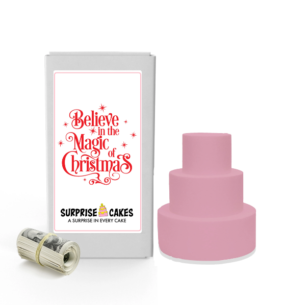 Believe In The Magic Of Christmas | Christmas Surprise Cash Cakes