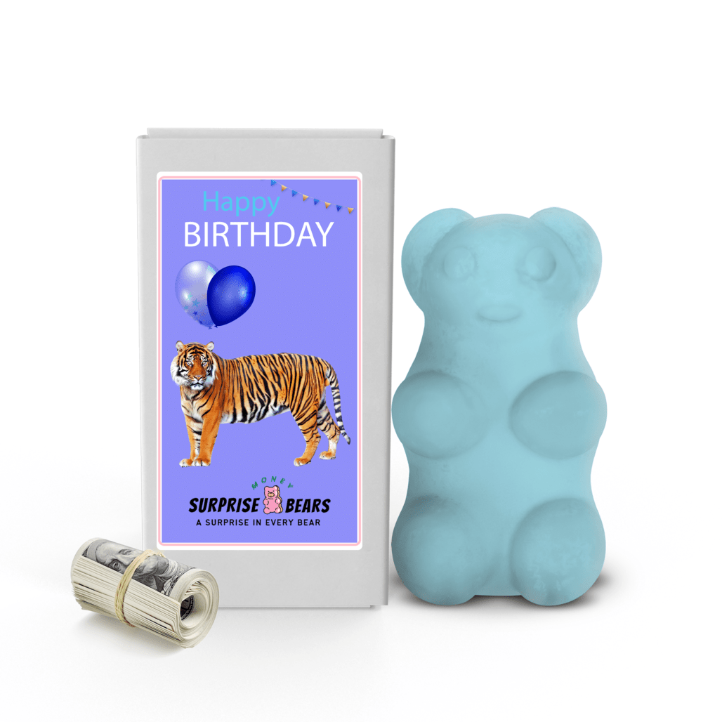 Happy Birthday Cash Surprise Blue Bears