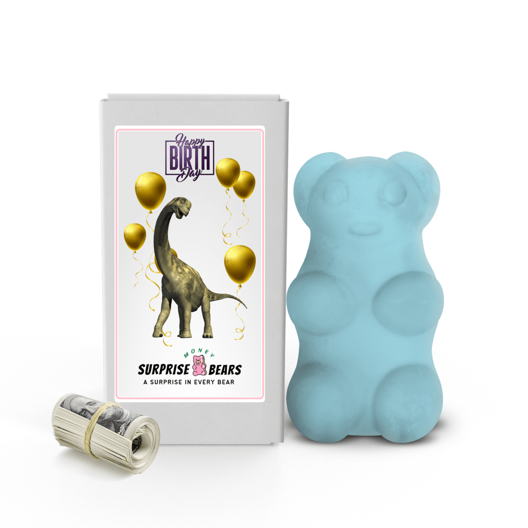 Happy Birthday Cash Surprise Blue Bears