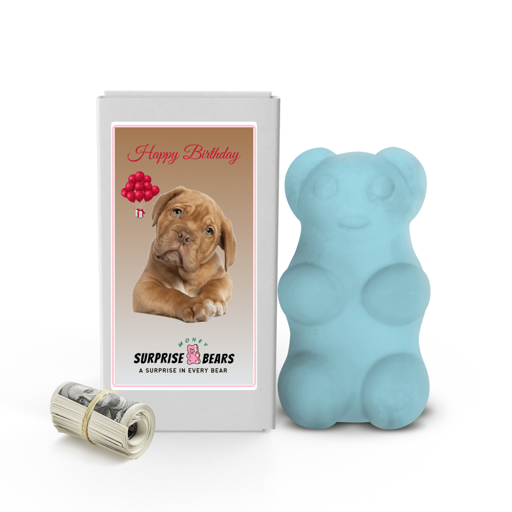 Happy Birthday Cash Surprise Blue Bears