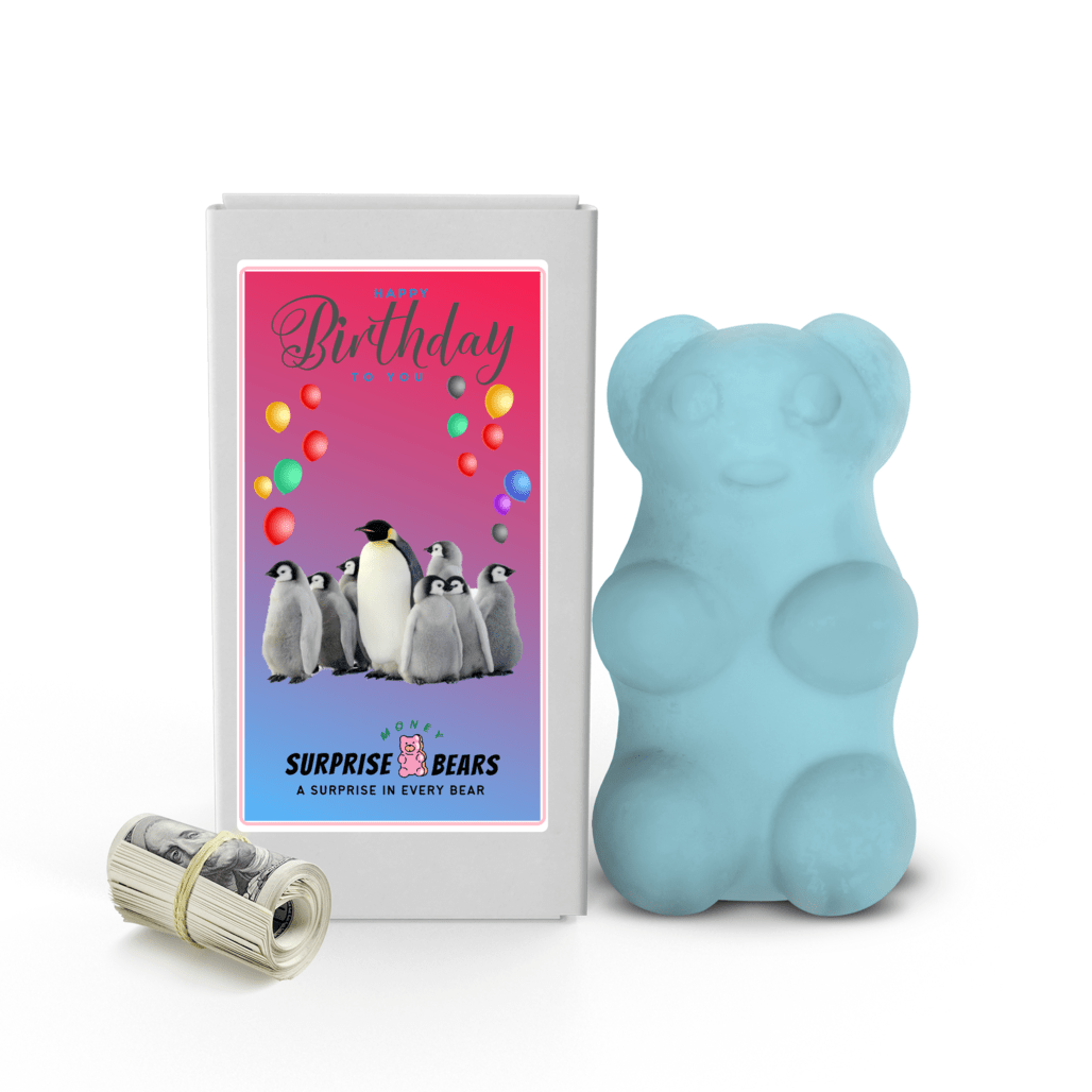 Happy Birthday Cash Surprise Blue Bears