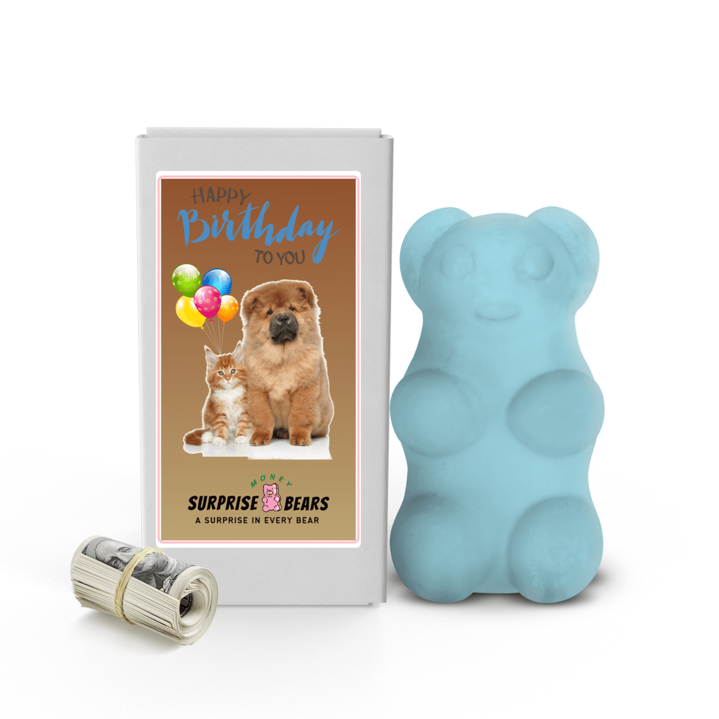 Happy Birthday Cash Surprise Blue Bears