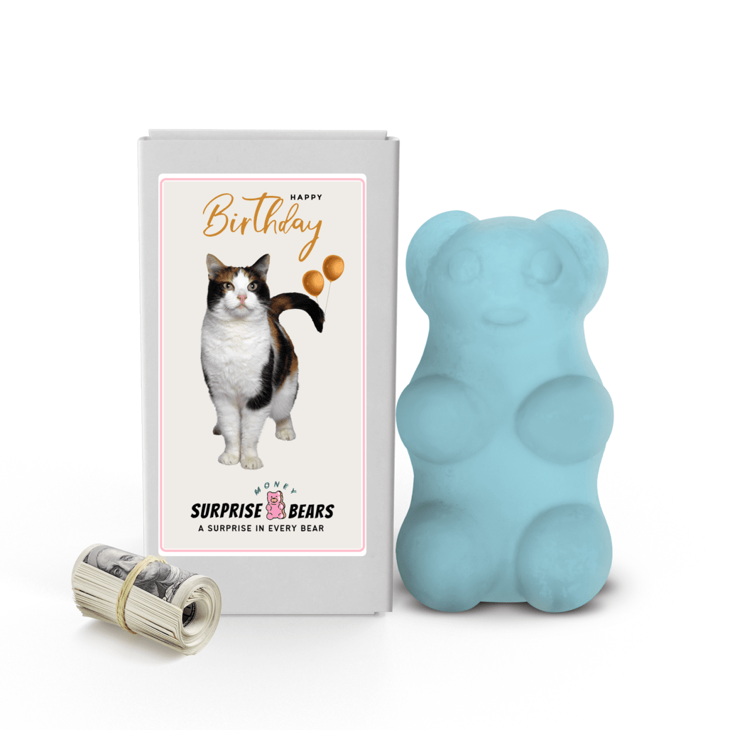 Happy Birthday Cash Surprise Blue Bears