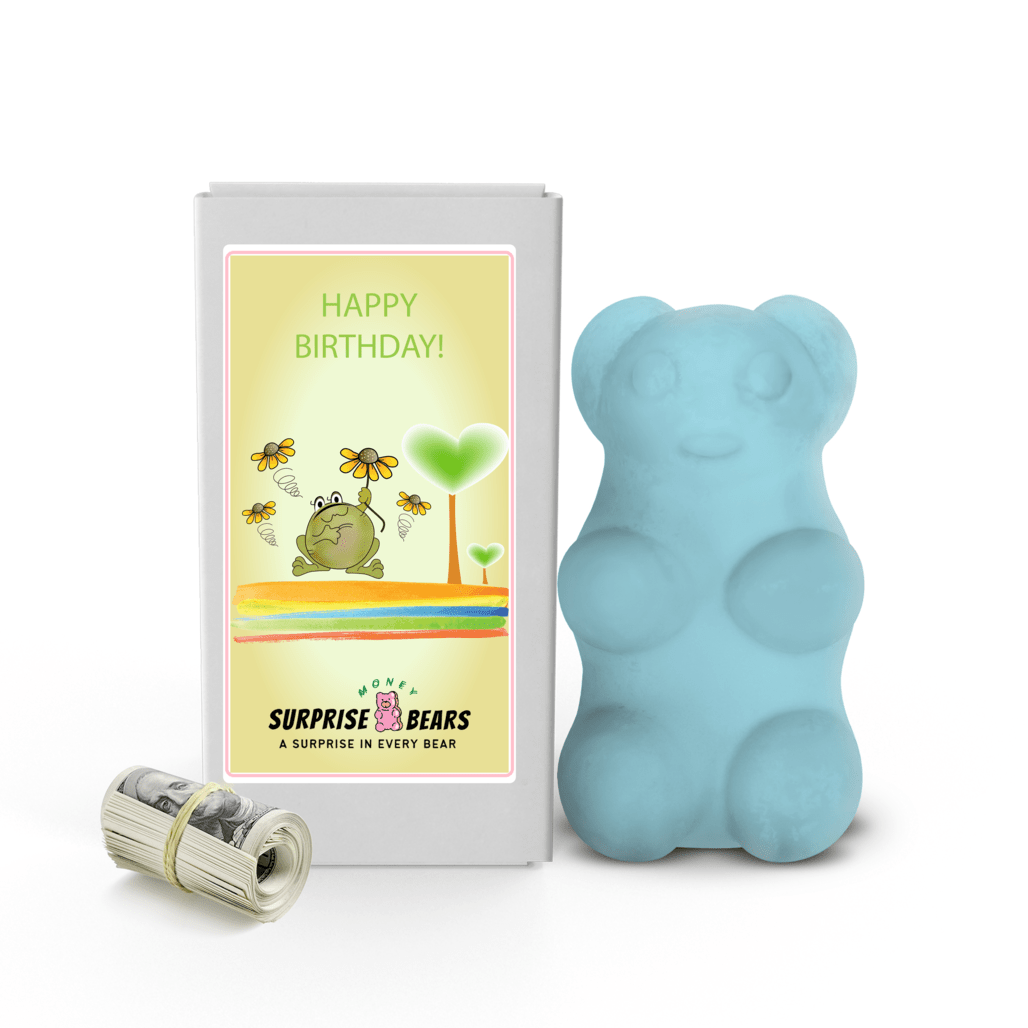 Happy Birthday Cash Surprise Blue Bears