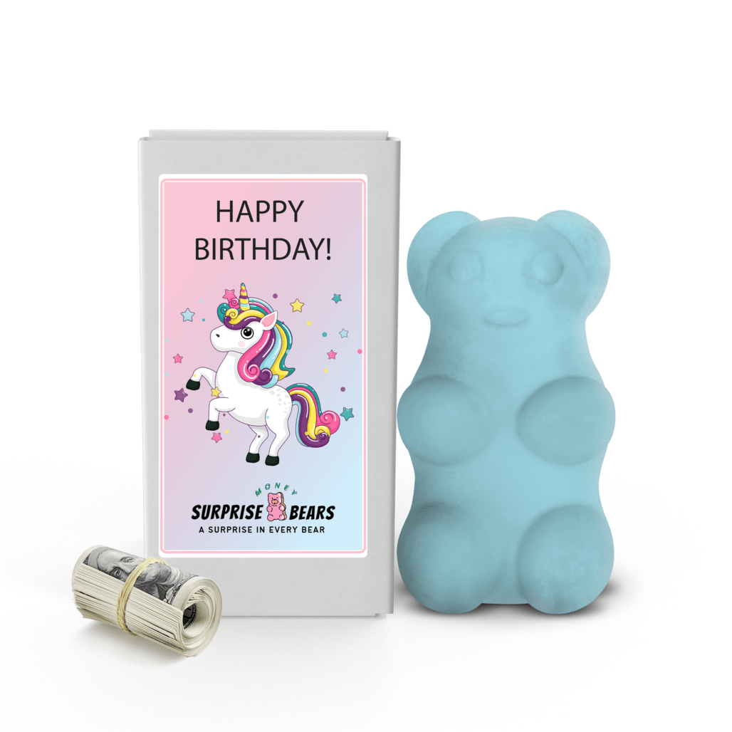 Happy Birthday Cash Surprise Blue Bears