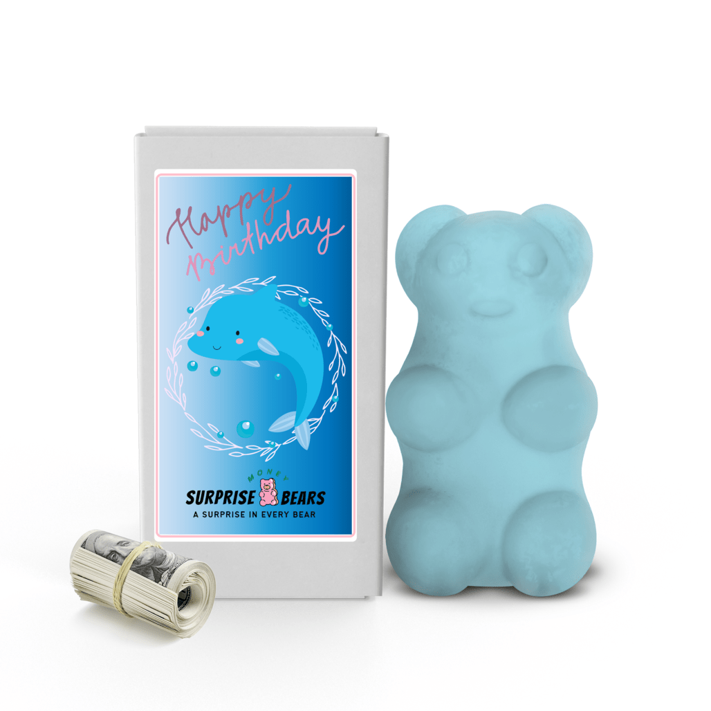 Happy Birthday Cash Surprise Blue Bears