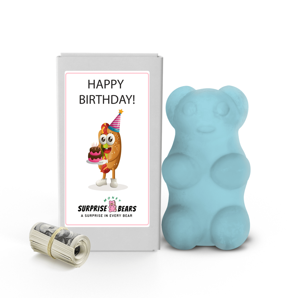 Happy Birthday Cash Surprise Blue Bears