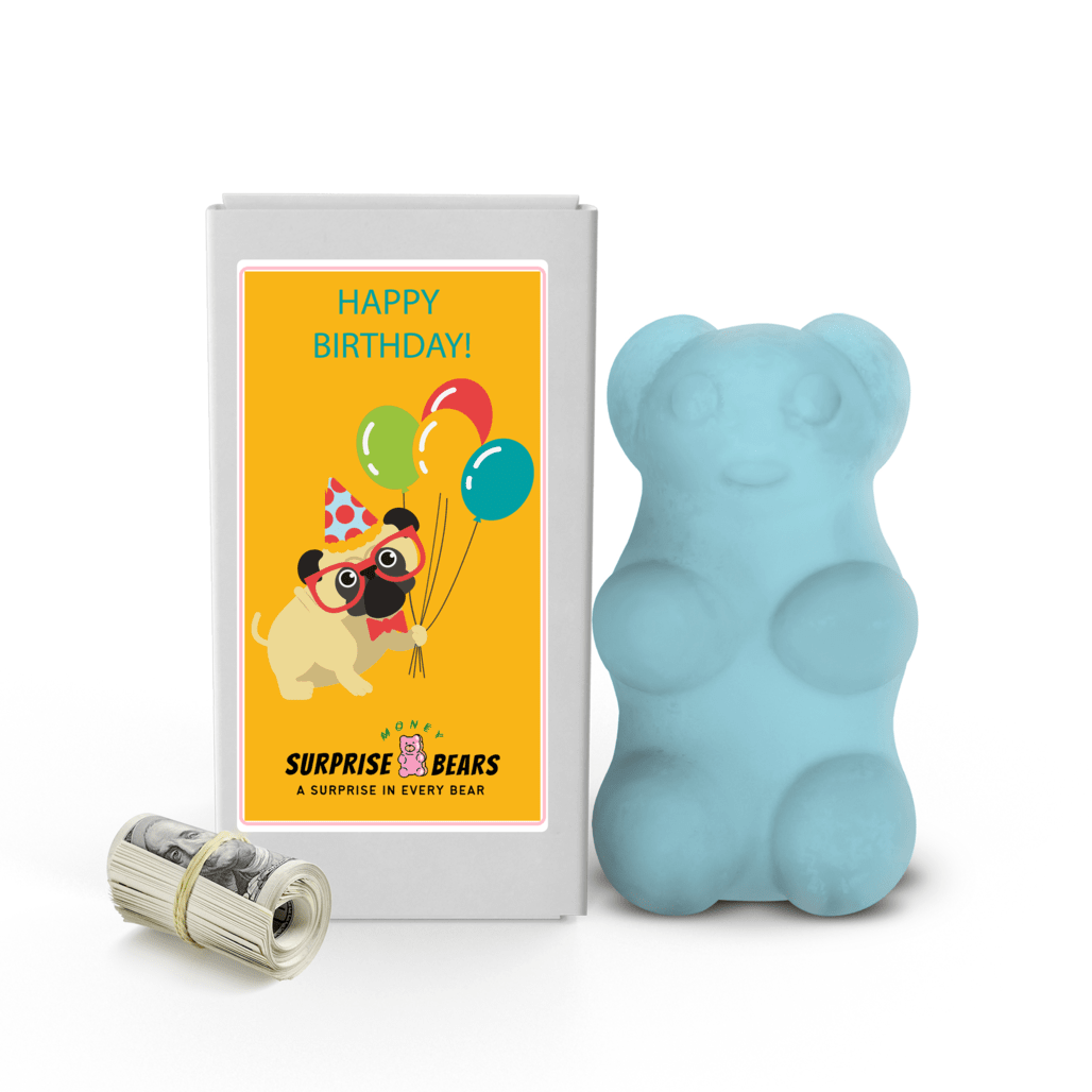 Happy Birthday Cash Surprise Blue Bears