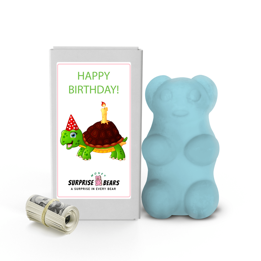 Happy Birthday Cash Surprise Blue Bears