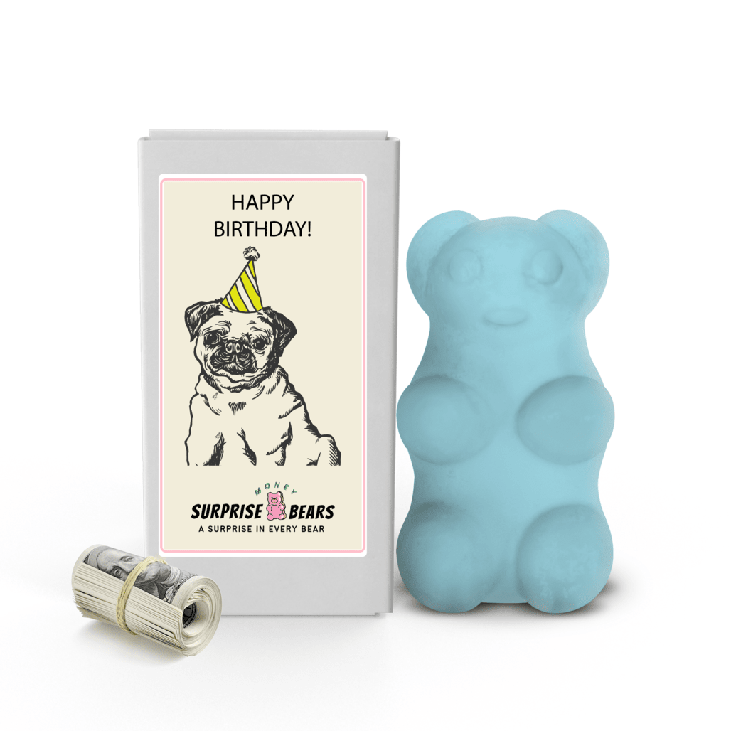 Happy Birthday Cash Surprise Blue Bears