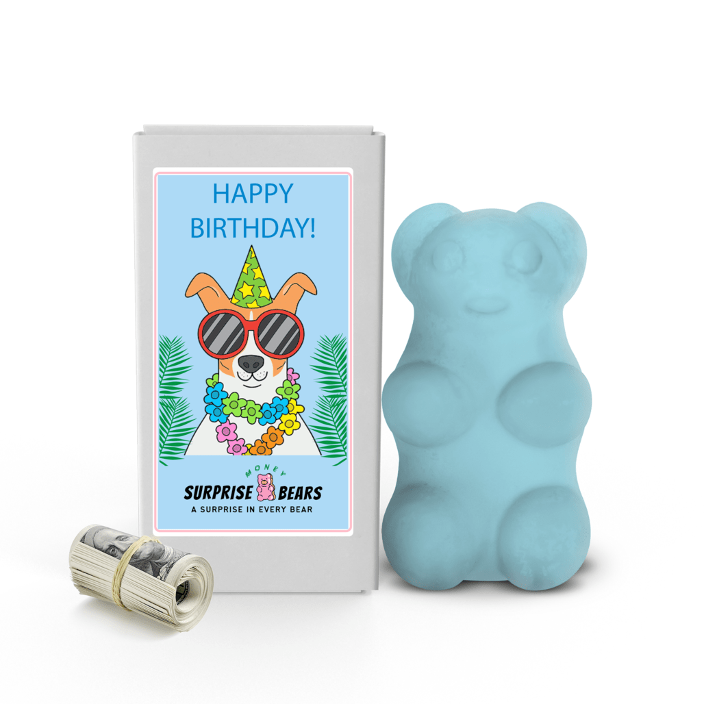 Happy Birthday Cash Surprise Blue Bears