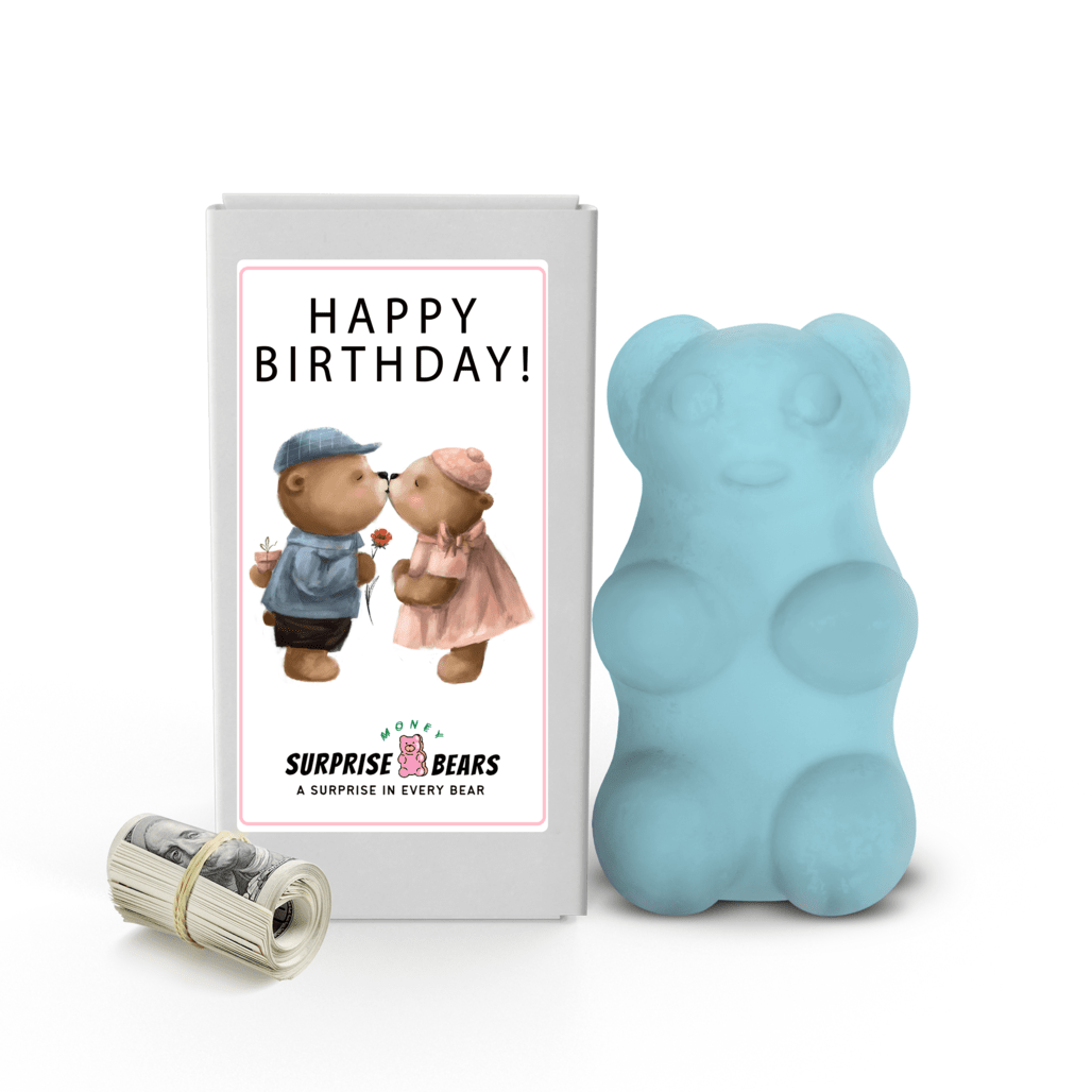 Happy Birthday Cash Surprise Blue Bears