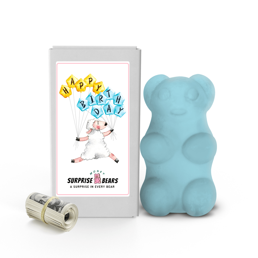 Happy Birthday Cash Surprise Blue Bears