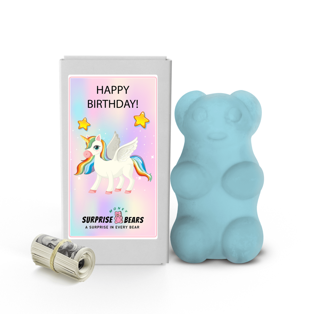 Happy Birthday Cash Surprise Blue Bears