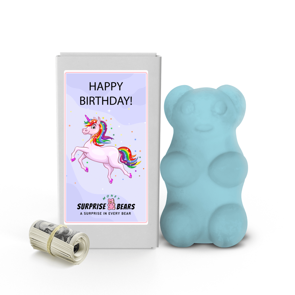 Happy Birthday Cash Surprise Blue Bears