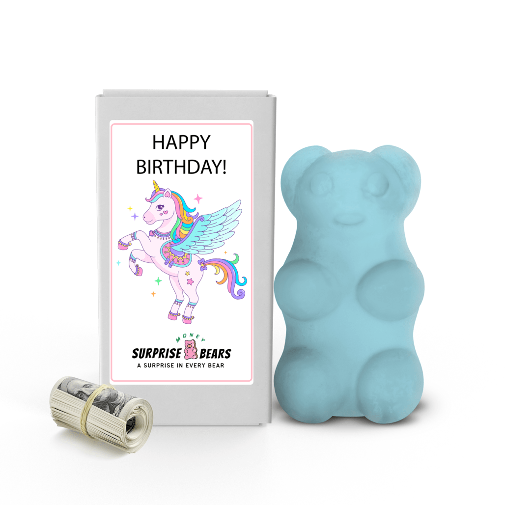 Happy Birthday Cash Surprise Blue Bears