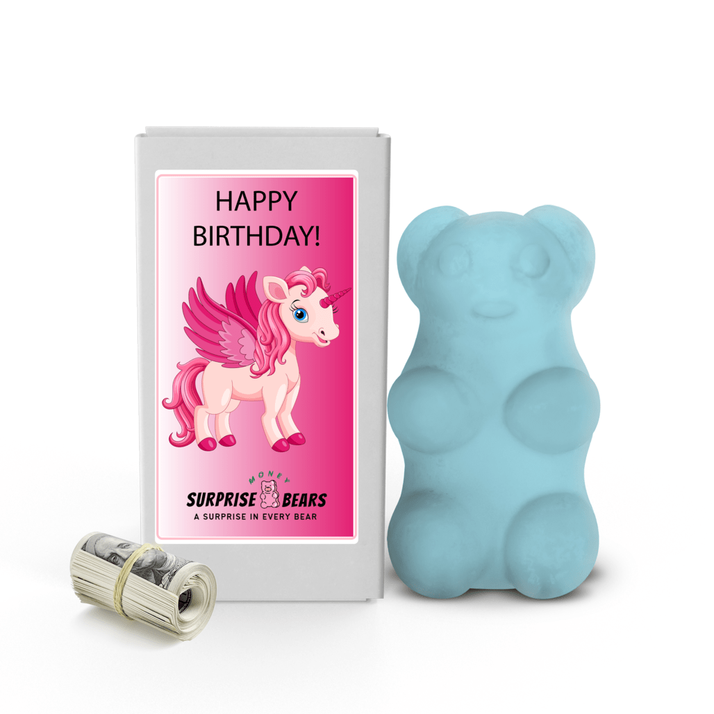 Happy Birthday Cash Surprise Blue Bears