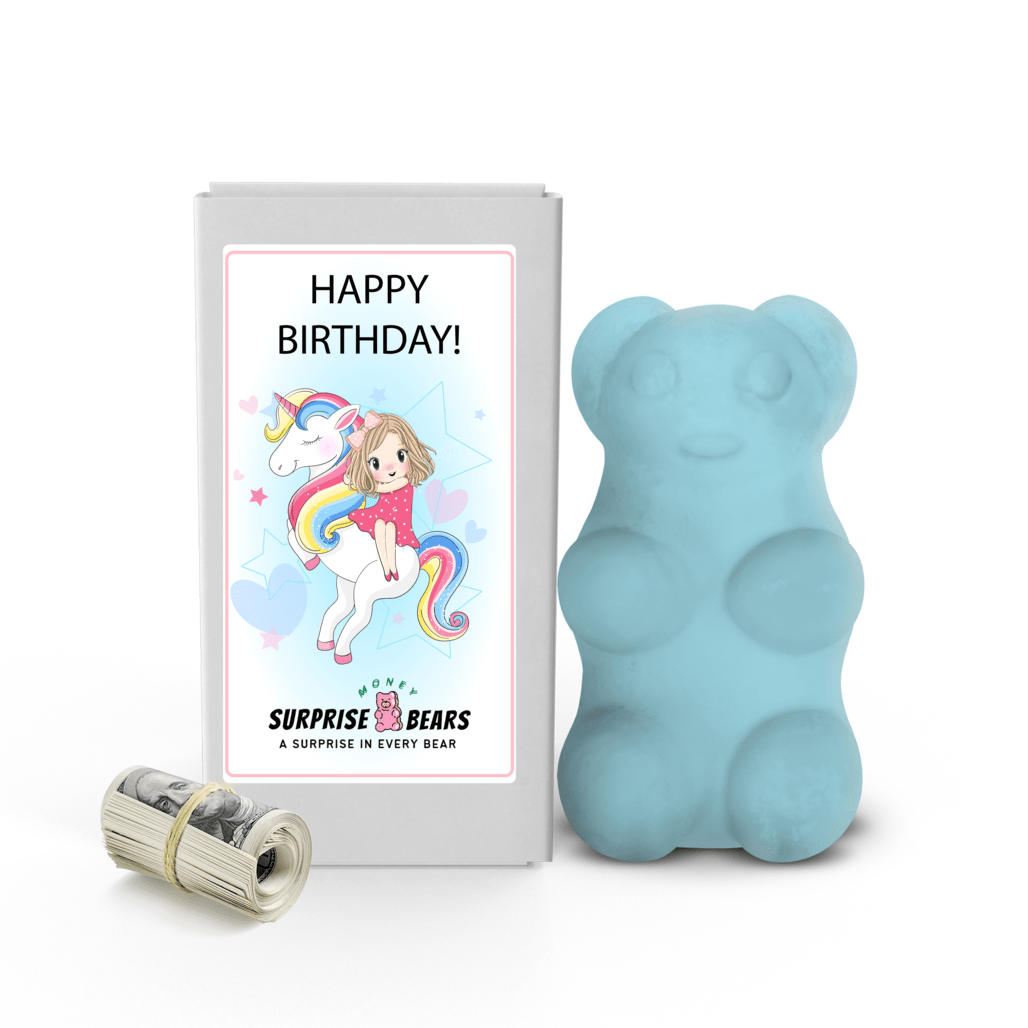 Happy Birthday Cash Surprise Blue Bears