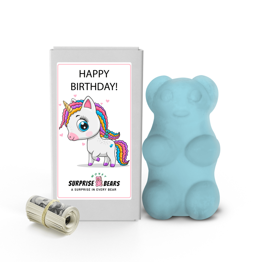 Happy Birthday Cash Surprise Blue Bears