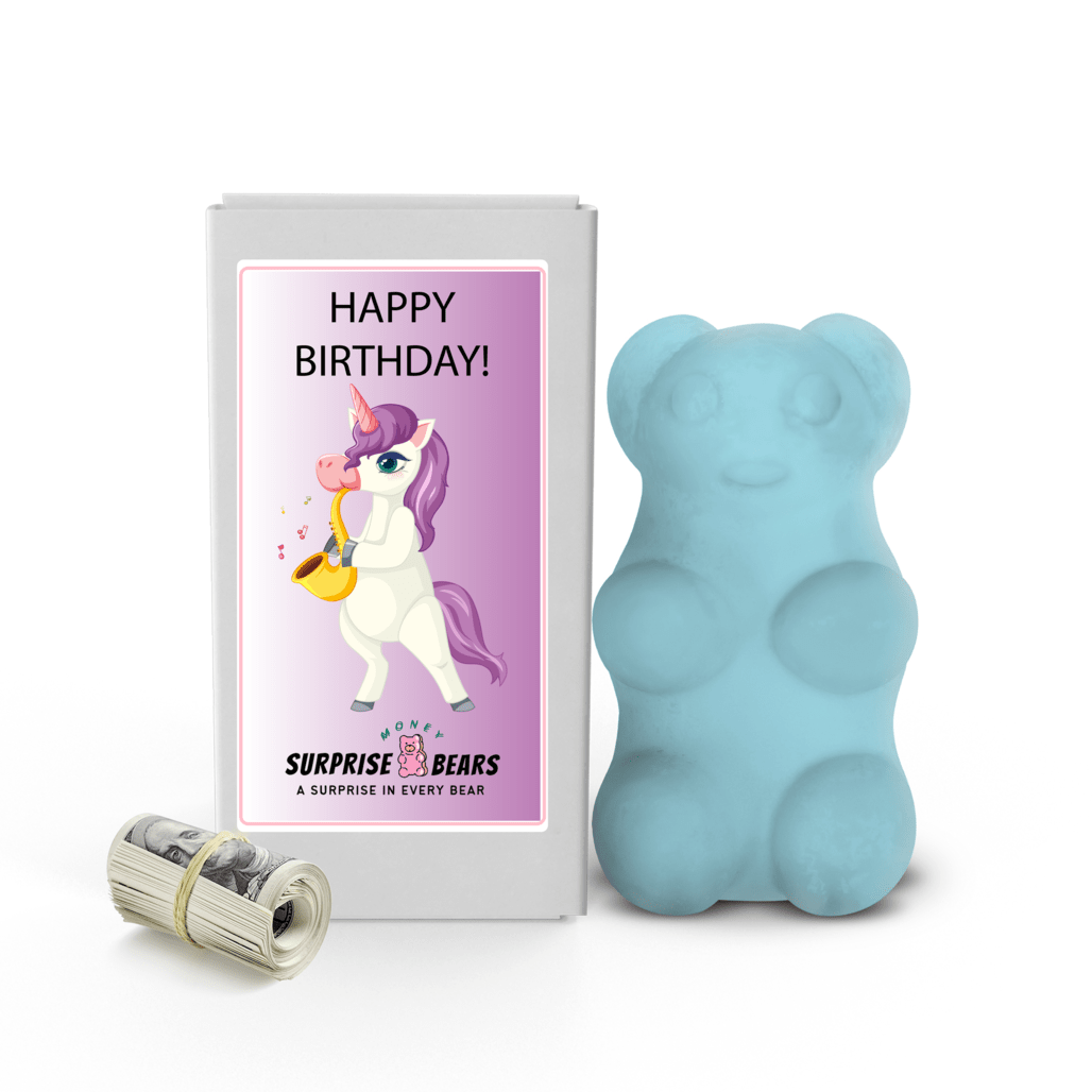 Happy Birthday Cash Surprise Blue Bears