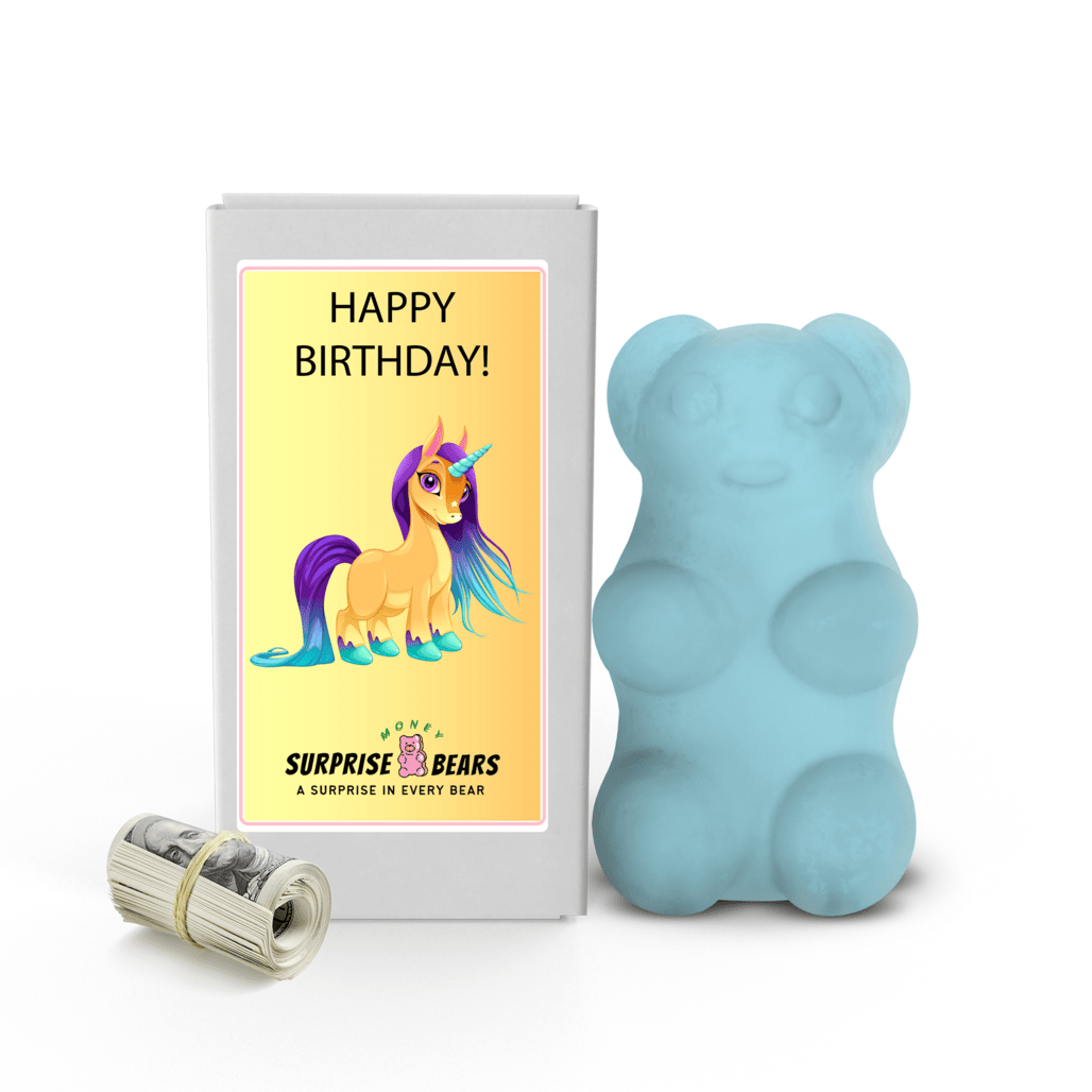 Happy Birthday Cash Surprise Blue Bears