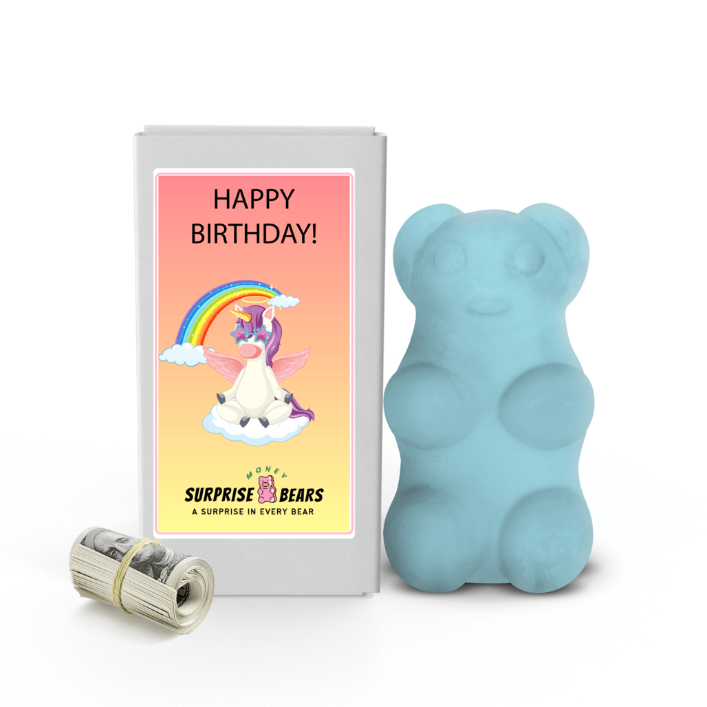 Happy Birthday Cash Surprise Blue Bears