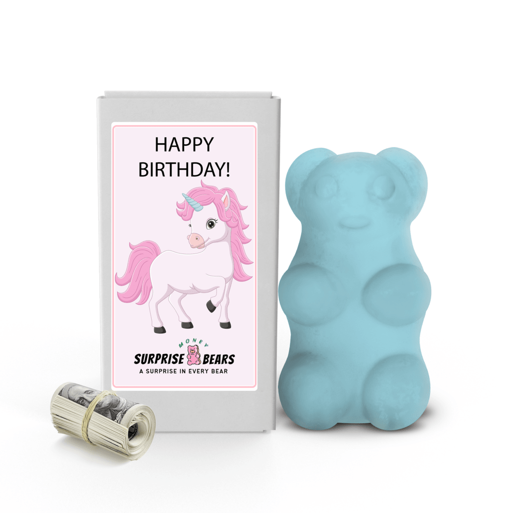 Happy Birthday Cash Surprise Blue Bears