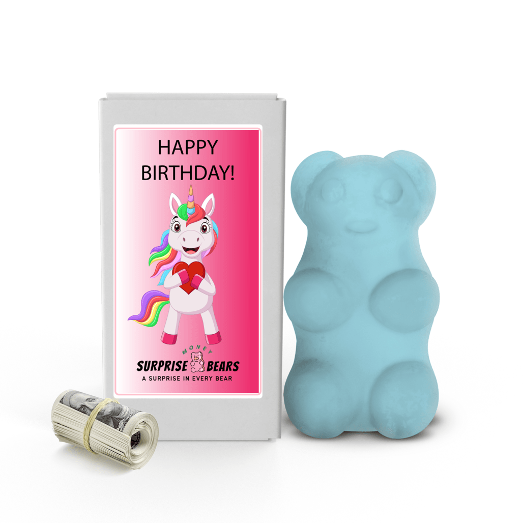Happy Birthday Cash Surprise Blue Bears