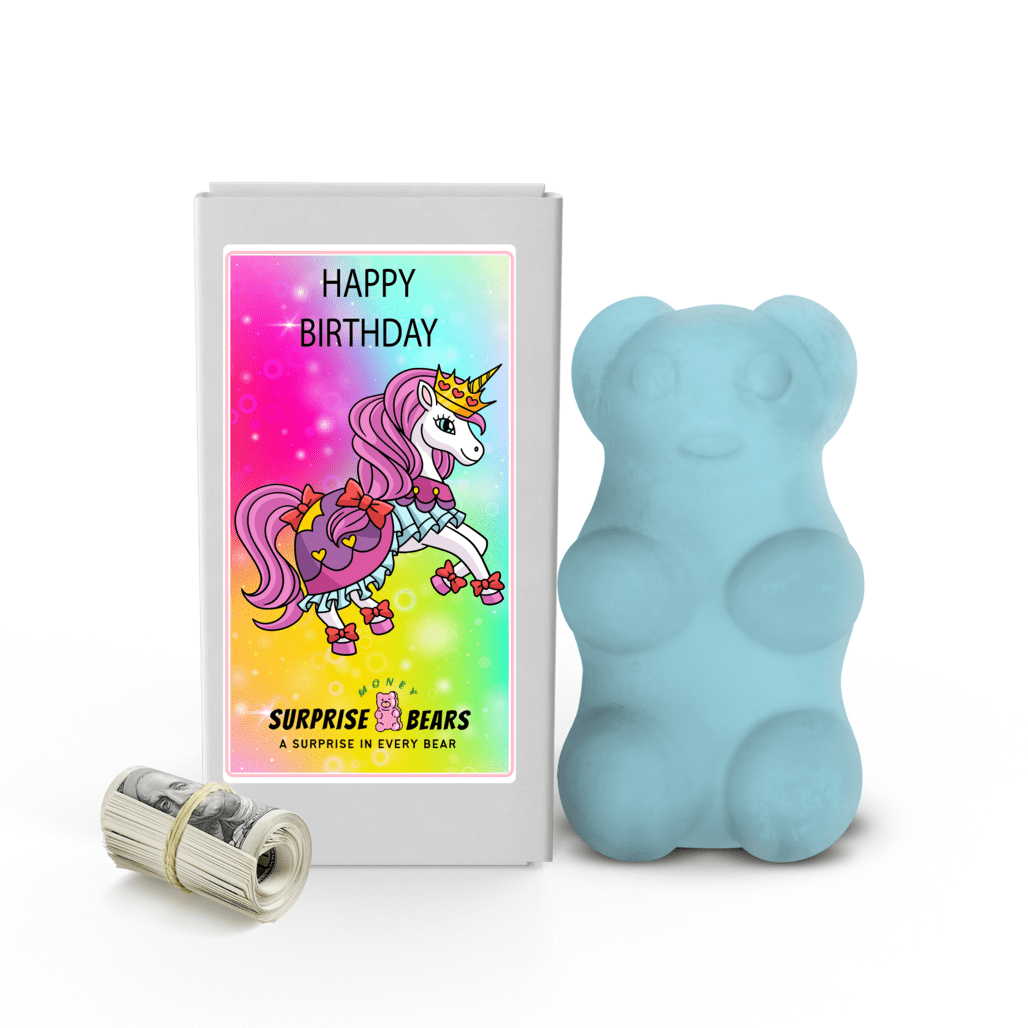 Happy Birthday Cash Surprise Blue Bears