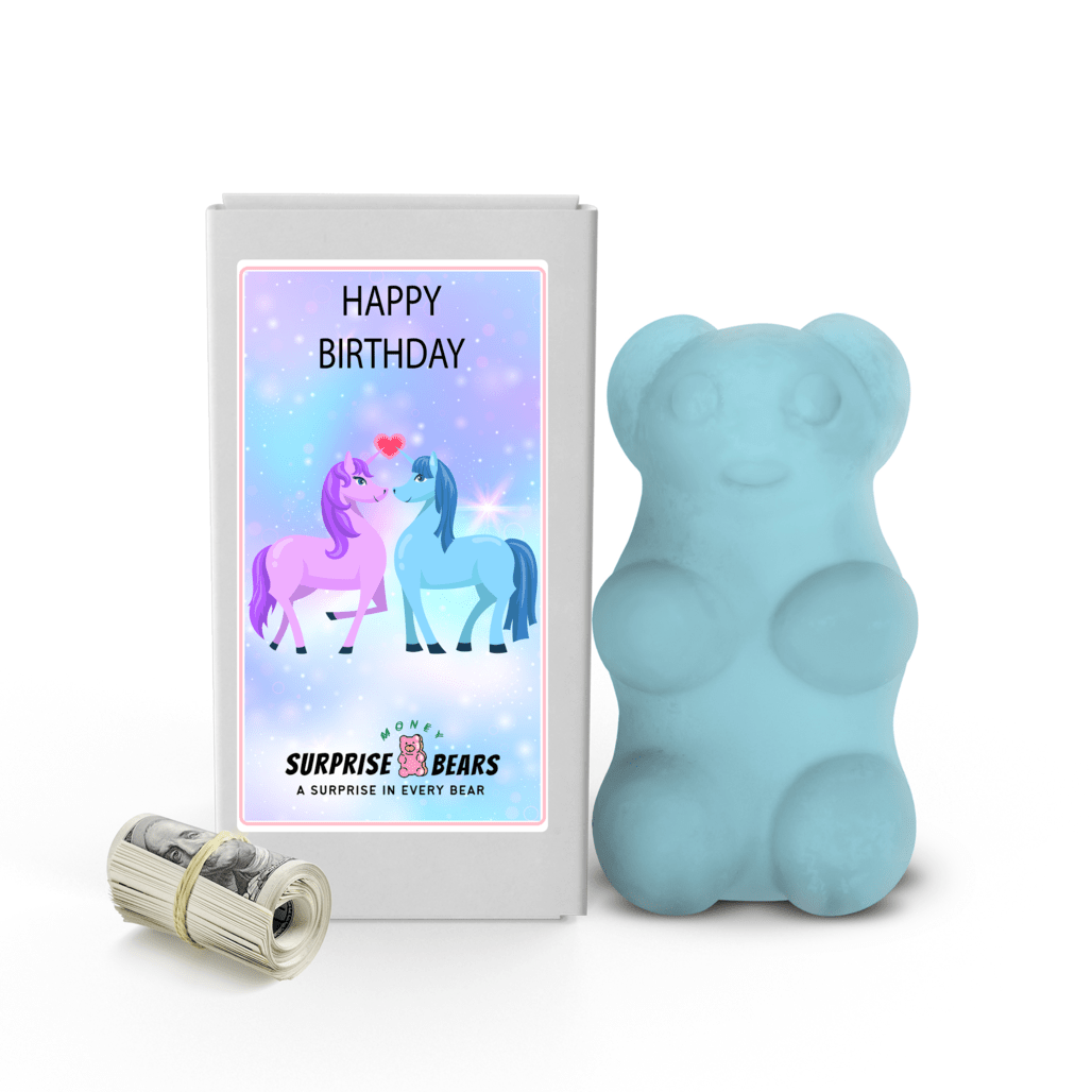 Happy Birthday Cash Surprise Blue Bears