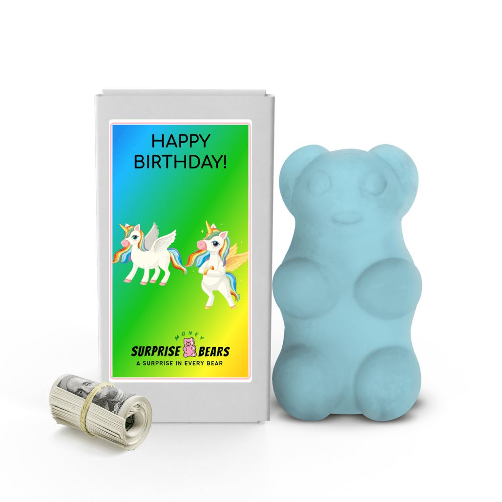 Happy Birthday Cash Surprise Blue Bears