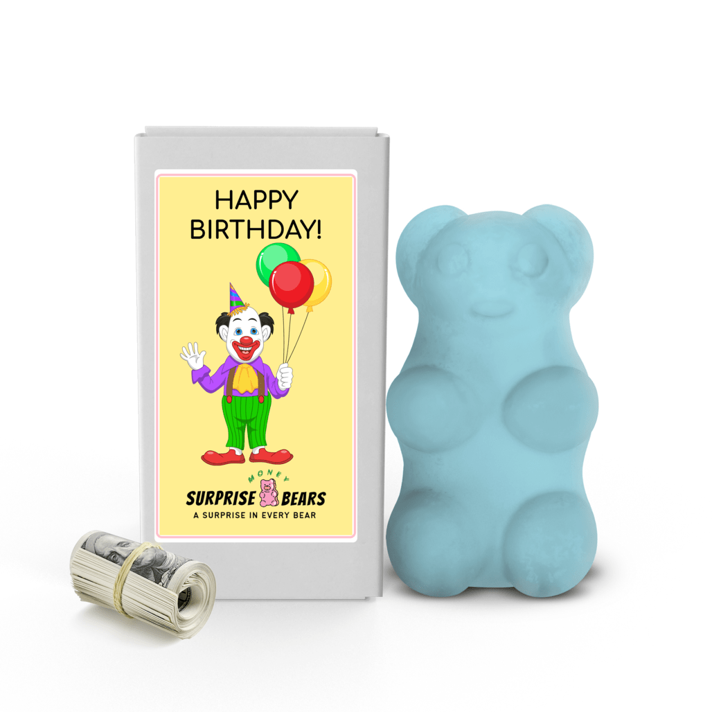 Happy Birthday Cash Surprise Blue Bears